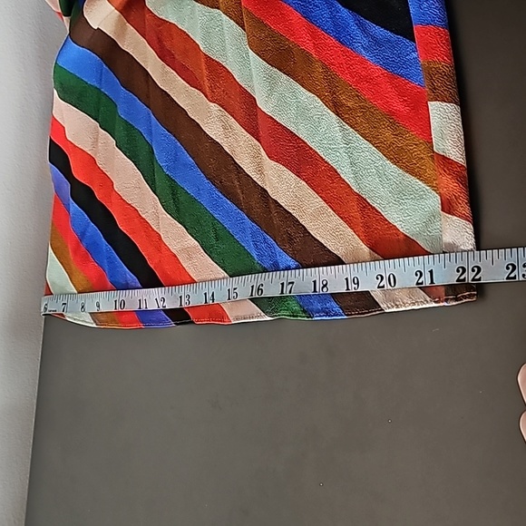 NWT TOMCSANYI ZIRC sleeveless stripe wide leg jumpsuit sz L sustainable Budapest - Picture 8 of 15